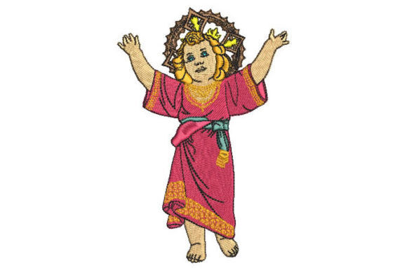 Divine Child Jesus Embroidery Design