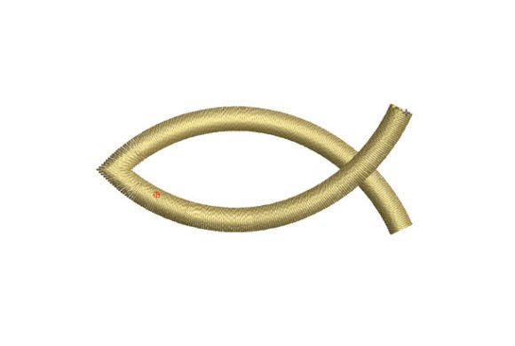 Fish Symbol: A Thoughtful Embroidery Design for Craft Fairs