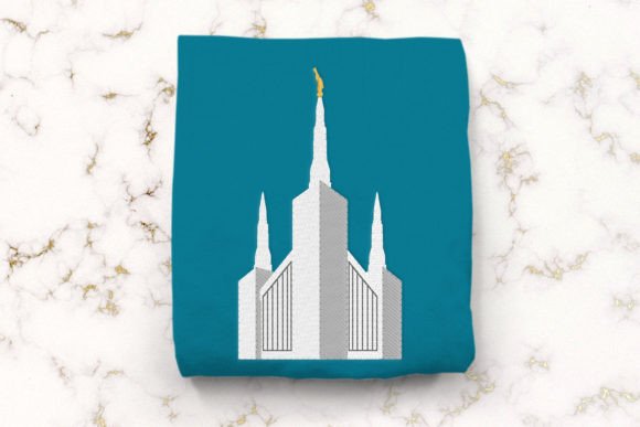 LDS Portland Oregon Temple Embroidery