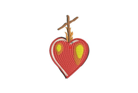 Sacred Heart of Jesus Embroidery Design